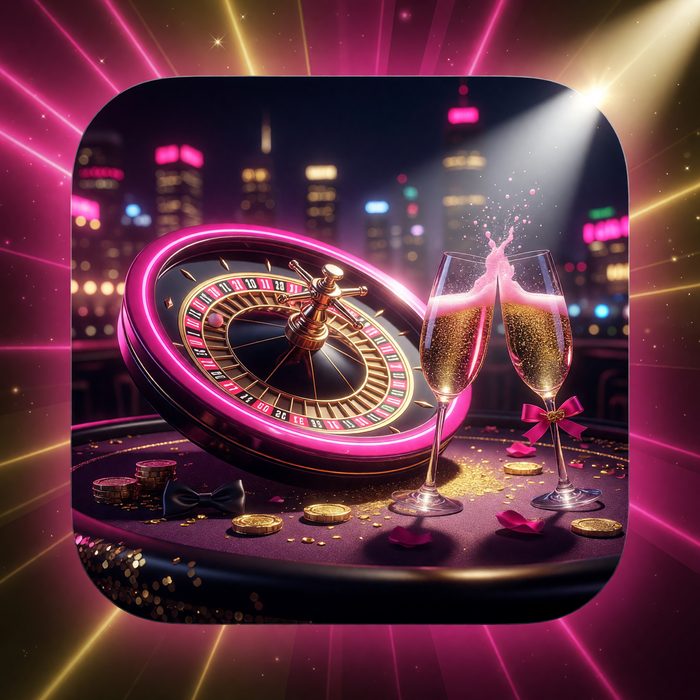 Casino Royale Nights slot game art, glamour theme