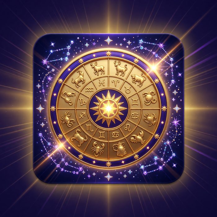 Zodiac Fortune Wheel slot game art, astrology theme