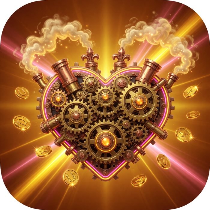 Gearwork Fortune slot game art, steampunk theme